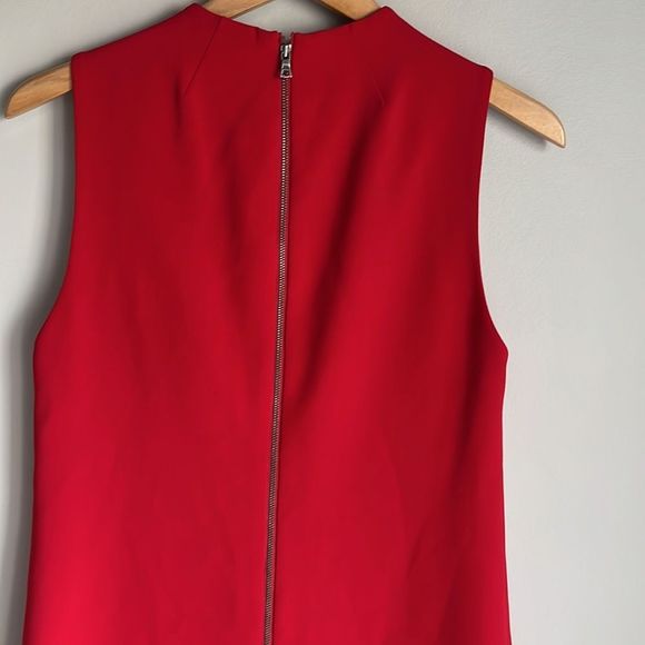 Alice + Olivia Red mock neck mini dress - Picture 8 of 12